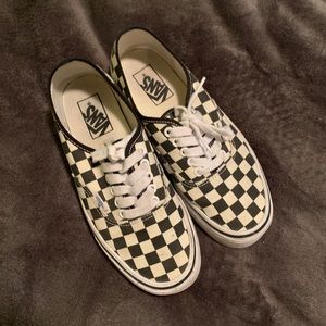 Checkerboard authentic vans